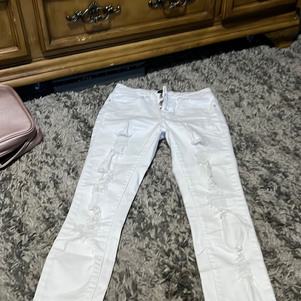 White jeans